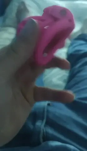 It's started with a little pink cage