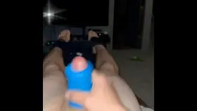 My toy feels so good and always makes me shoot a good load! Turn on the sound you won’t be disappointed 😉