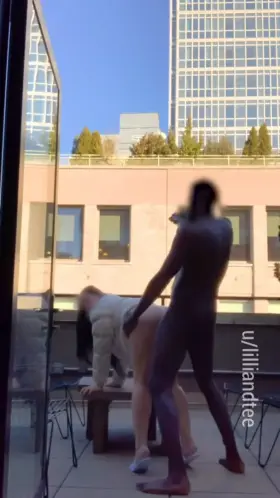 I hope the neighbors watched me be a slut and swallow his load