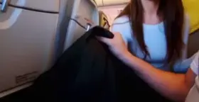 She finished him on plane full of people
