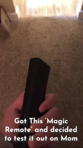 Using The Magic Remote To Have Fun With My Busty Mom