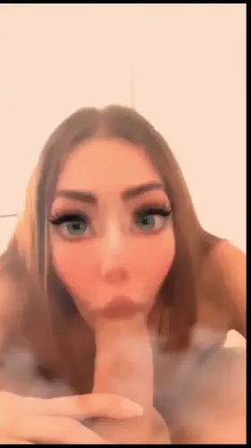 Snapchat mouthful cum