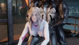 Spider-Woman fucked by Venom (JeffHell) [Marvel]