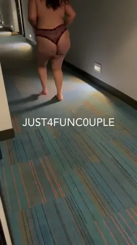 (NSFW) wife in hotel hallway in panties