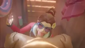 D.Va creating content (Dreamrider3D)