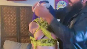 Forcing her to beg for more spit in her face