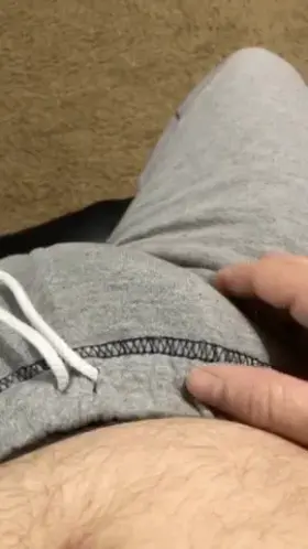 Grey sweatpants