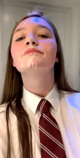 I love cum covered schoolgirls