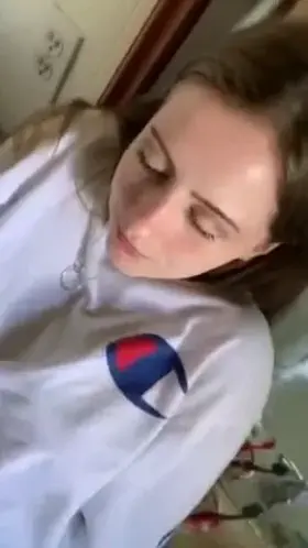 Creampied in the bathroom