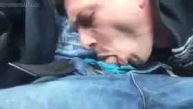 He drove 100km just to swallow my load...