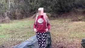 Flashing on a nature trail