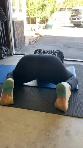 What is your favorite yoga position? 🍑