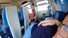 Risky blowjob in a train [Teacher of Magic]