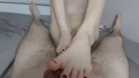 A Sexy Redhead With Beautiful Feet