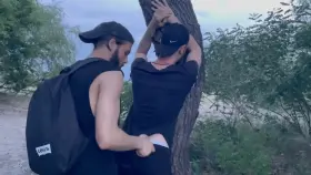 Rexs get naughty outside 🌶