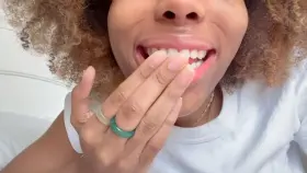 Filmed my first lip fetish clip