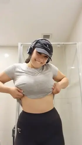 McDonalds worker in her break