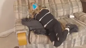 Aria's sweater looked itchy and uncomfortable, so I took it off her. I'm such a nice person.