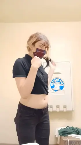 Keeping her tight ass filled at work