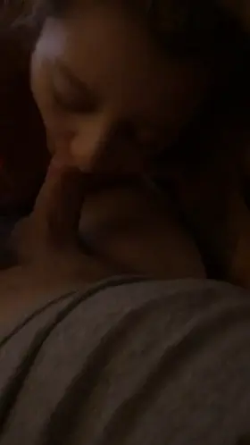She gobbles my cock up like it’s water