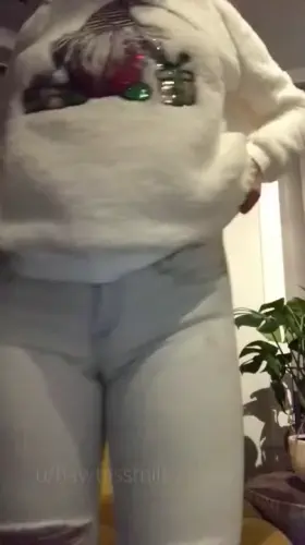 Sitting on Santa's lap got cancelled due to Covid. May i sit on yours instead? I dressed cute for the occasion