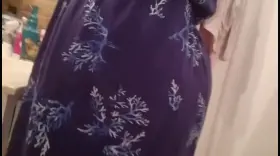 Just met my friends for lunch. A dress with no underwear, perfect for summer.