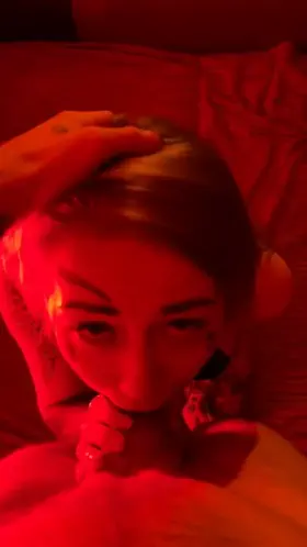 It took him a long time to I persuade him to cum in my mouth