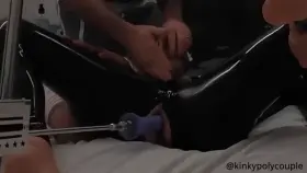 Locked, fucked by a fucking machine and ball busted... is it enough?