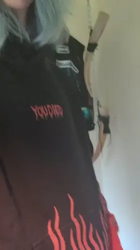 A happy hidden girl dick surprise