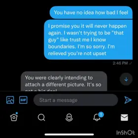 Think her boyfriend was mad?