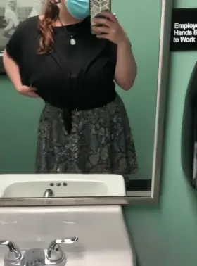 Can’t wait to get home and take this tight ass bra off 😅