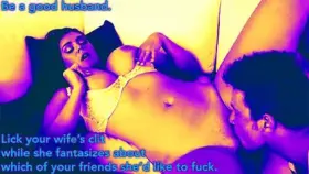 would lick wife and make her wet and cum, btw wife look like girl in pic thus i like this gif
