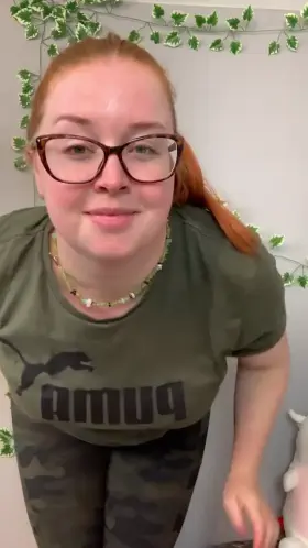 Geeky redhead is secretly a naughty girl