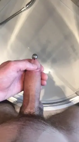 First time pissing through a hollow sound 🤪