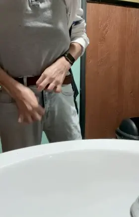 Pissing in a friend's sink.