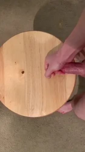 Stroking my thick rod