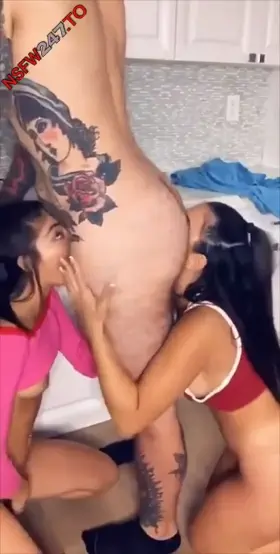 Emily Willis and Lena The Plug Blowjob + Rimjob, HOT!