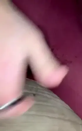 Soaking thru my leggings and the couch 😳