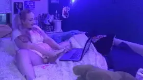 Schoolgirl Bimbo Cums During Class