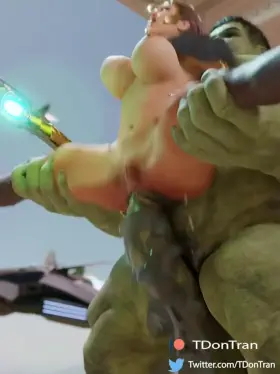 Female Loki smashed (Loraedon) [Marvel]