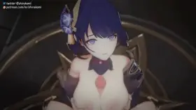 aether and raiden shogun hot night (shirakami )[genshin impact]