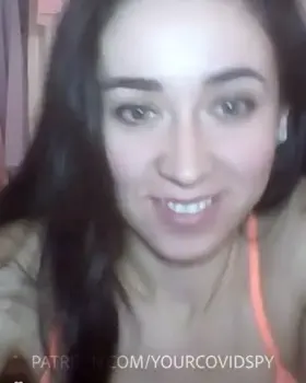 Random girl was wearing no bra under her tight dress