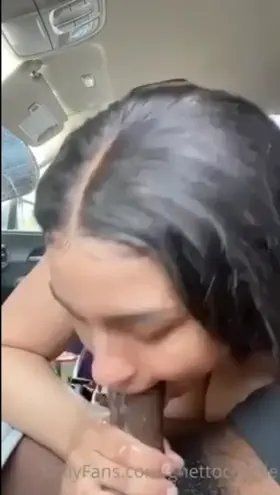 Head mistress making it extra sloppy