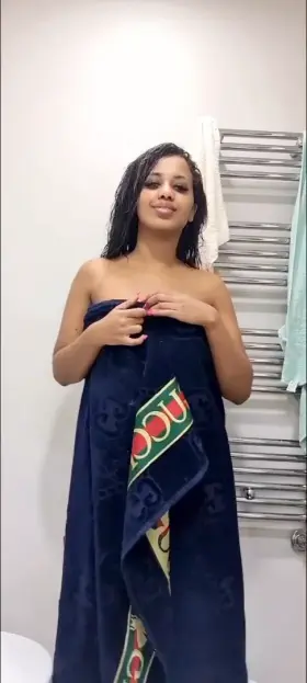 fresh out of the shower everything is wet and ready