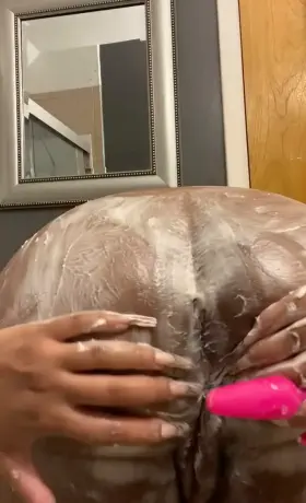 I like putting frosting on my ass then fucking it