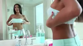 Chloe gets comfortable.