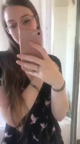 Caught stripping and flashing at a party [GIF]