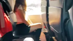 We almost got caught, went home with a very messy pussy.