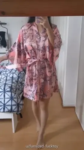 Do you like what is hiding under my robe?