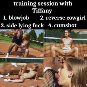 Tiffany Tatum and tennis session